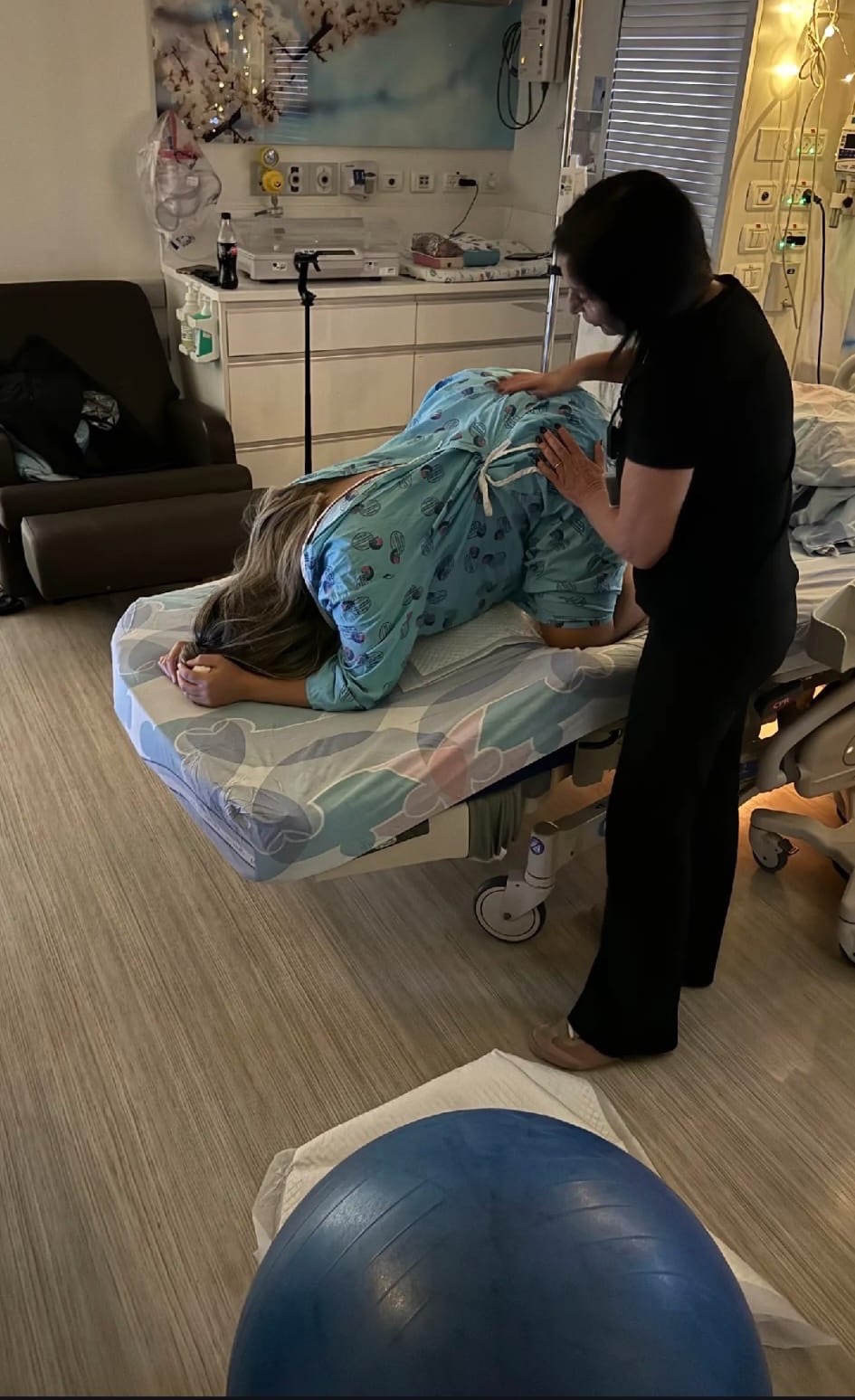 ליווי לידה — חדר לידה